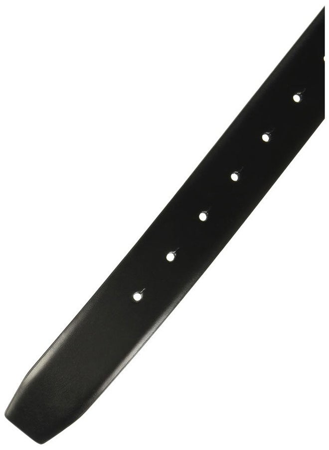 Men's Portfolio Patterned Plaque Reversible Belt, 100% Leather (Sizes 30-44 Inches), Blk20, 34
