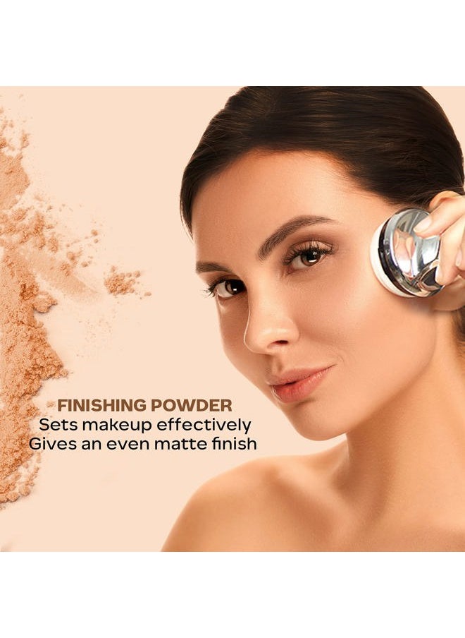 Mineral Loose Powder - Natural Beige 05 | Matte Finish Makeup Setting Powder | 12 Hour Oil Control | Soft Luminous Glow | 0.25 Oz/7g