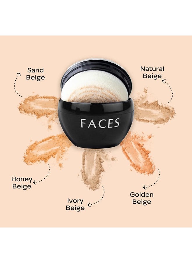 Mineral Loose Powder - Natural Beige 05 | Matte Finish Makeup Setting Powder | 12 Hour Oil Control | Soft Luminous Glow | 0.25 Oz/7g