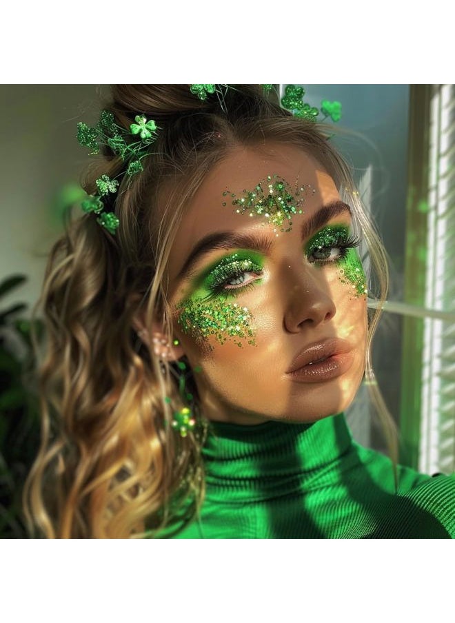 Clear White Body Glitter Gel, Mermaid Face Glitter Makeup, Concert Music Festival Rave Accessories for Face Eye Hair, Sparkling Glitter Face Paint for Women, 30g