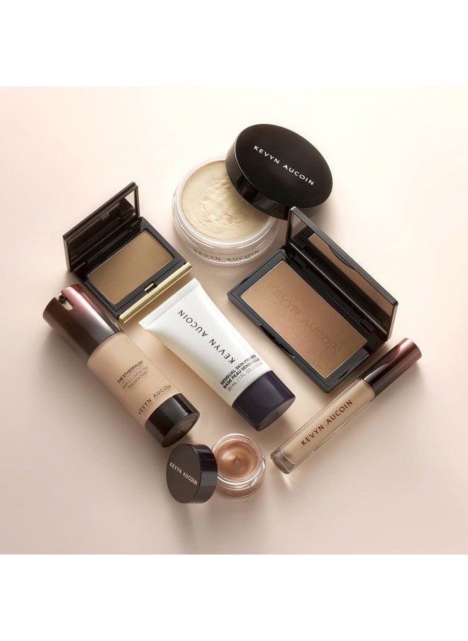 The Neo-Bronzer, Dusk Medium: 3 in 1 makeup palette. Highlighter, blush & bronzer in one smooth gradient makeup compact. Shimmer & matte in light, medium & deep. Sun-kissed to bronzed.