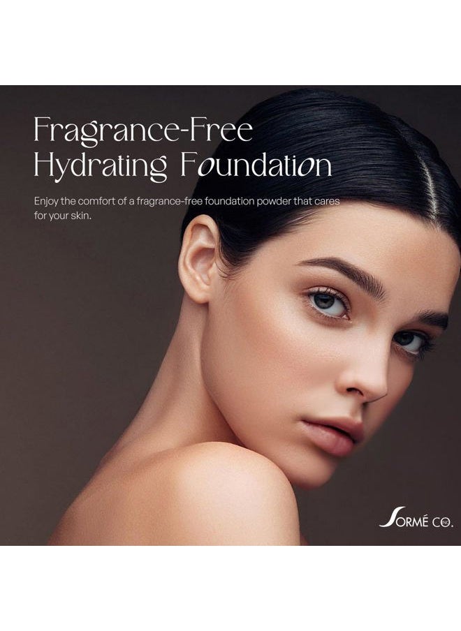 Believable Wet & Dry Finish Powder Foundation - Fragrance Free with Vitamin C - Hydrating, Rejuvenating with Alpha Hydroxy - Medium to Full Coverage - Flawless, Youthful & Dewy Finish - 25ml
