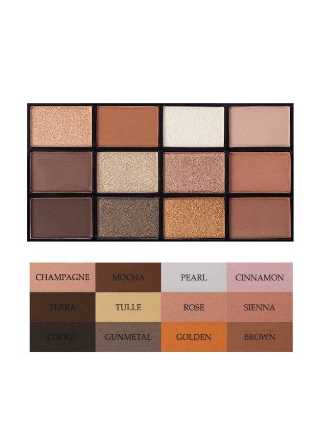 12 Colors Eyeshadow Palette Makeup Shades Nude Matte Shimmer Glitter Pigment, Pro Long Lasting&Waterproof Highlighting Makeup Palette,Ideal Gift(Natural Credential)