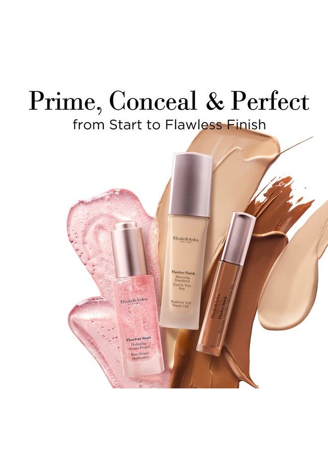 Flawless Finish Skincaring Concealer with Hyaluronic Acid, Vitamin C and E, 305 (Medium), 0.2 oz
