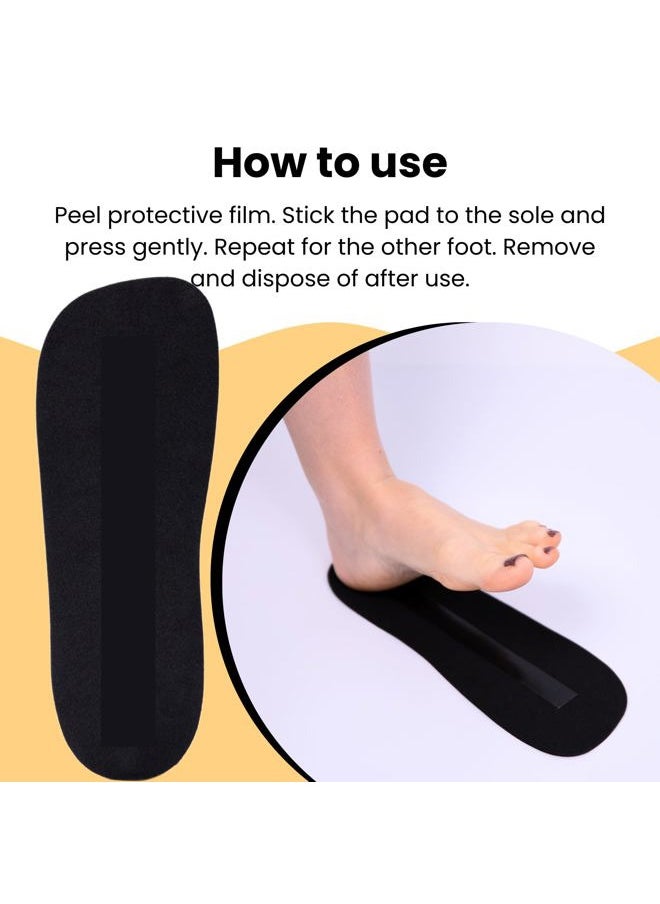 KobbTan Spray Tanning Feet Pads 60 Pairs(120feets) Black Color For Sunless Spray Tan