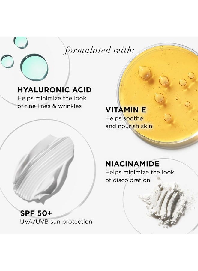 Your Skin But Better CC+ Cream, Tan (W) - Color Correcting Cream, Full-Coverage Foundation, Hydrating Serum & SPF 50+ Sunscreen - Natural Finish - 1.08 fl oz