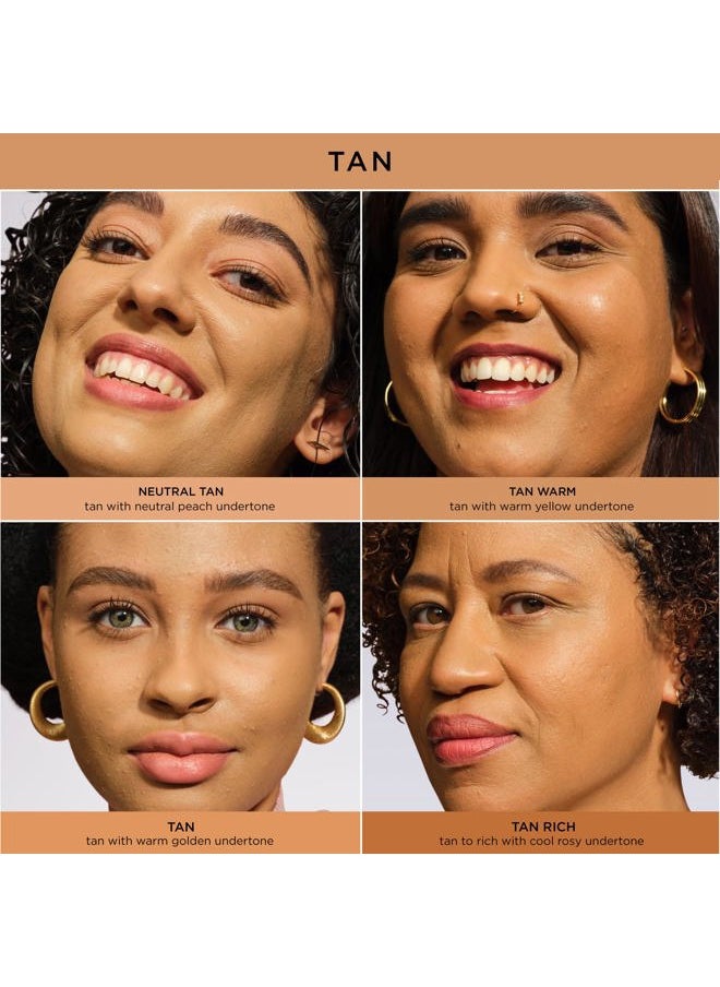 Your Skin But Better CC+ Cream, Tan (W) - Color Correcting Cream, Full-Coverage Foundation, Hydrating Serum & SPF 50+ Sunscreen - Natural Finish - 1.08 fl oz