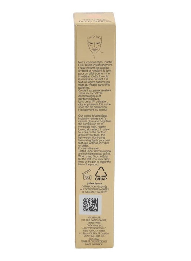 Yves Saint Radiant Touch/Touche Eclat #2 Luminous Ivory (Beige), 0.1 Ounce