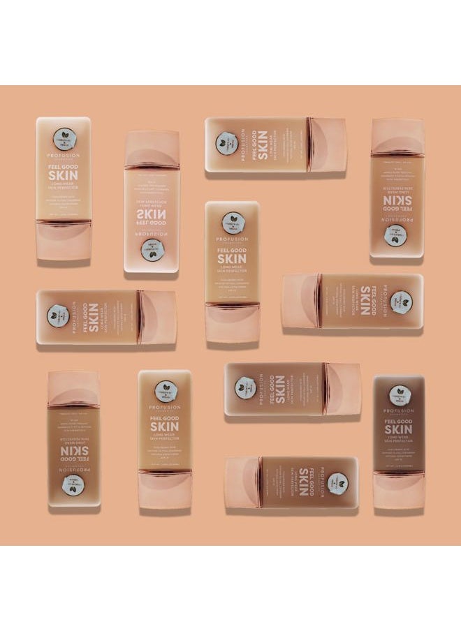 Lightweight Liquid Foundation for a Flawless and Elegant Radiance, Breathable Makeup for Improves Uneven Skin Tone, Cruelty-Free - Deep 1