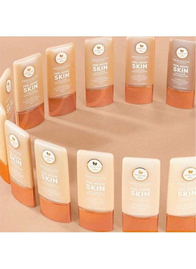 Lightweight Liquid Foundation for a Flawless and Elegant Radiance, Breathable Makeup for Improves Uneven Skin Tone, Cruelty-Free - Deep 1