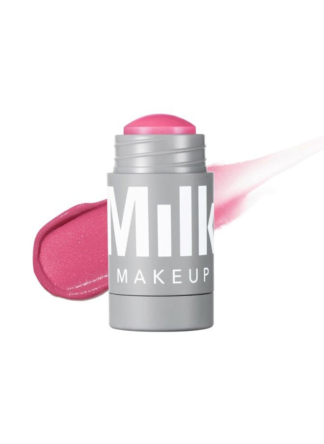 Lip + Cheek, Rally (Mauve Pink Shimmer) - 0.21 fl oz - Cream Blush & Lip Color - Buildable & Blendable - 1,000+ Swipes Per Stick - Non-Comedogenic - Vegan, Cruelty Free