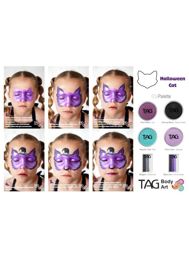 TAG Face and Body Paint - 1 Stroke Split Cake 30g - Magpie