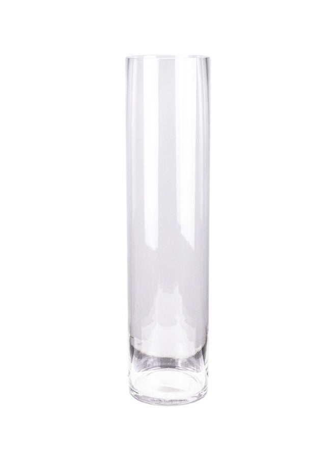 Clear Glass Cylinder Vase – D12cm x H50cm  Elegant Transparent Flower Vase for Home, Office & Event Décor – Ideal for Floral Arrangements, Weddings & Centerpieces