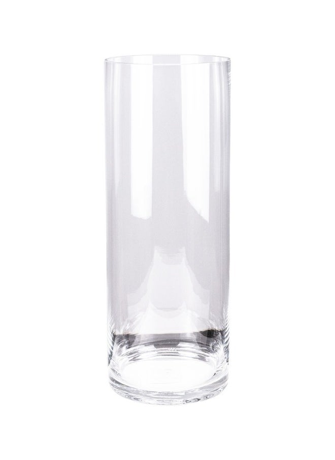 Clear Glass Cylinder Vase – D15cm x H40cm Elegant Transparent Flower Vase for Home, Office & Event Décor – Ideal for Floral Arrangements, Weddings & Centerpieces