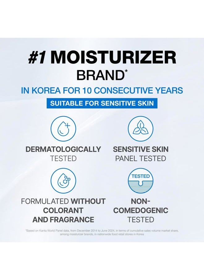 Physiogel Daily Hydrating Facial Moisturizer Cream, 72 hrs Hydration for Dry & Sensitive Skin, Korean skin care, Fragrance-Free, Non-Comedogenic, Dermatologist-Tested, Ceramide, Squalane.