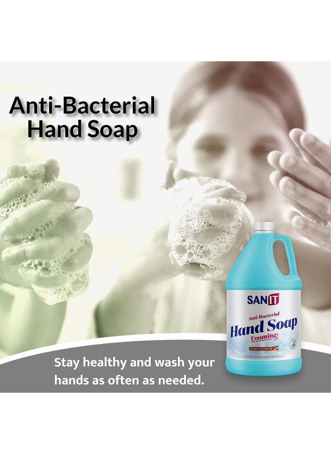 Antibacterial Foaming Hand Soap Refill - Advanced Formula with Aloe Vera and Moisturizers - All-Natural Moisturizing Hand Wash - Made in USA, Mango Coconut, 1 Gallon