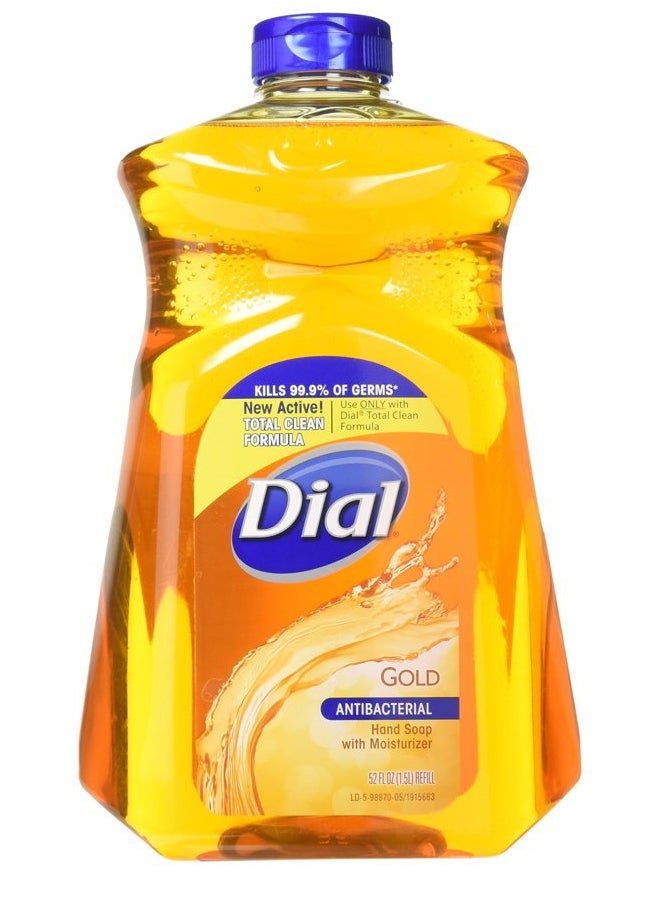 Dial Gold Antibacterial Hand Soap with Moisturizer, 52 Oz Refill