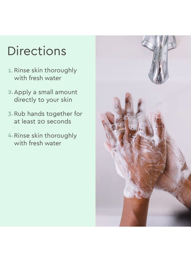 Organic Hand Soap, Professional Hand Washers We've All Become, Moisturizing Natural Gel Hand Wash Soap, Liquid Hand Soap Refills for Soft Skin (Refill Cucumber & Mint, 48 Ounce)