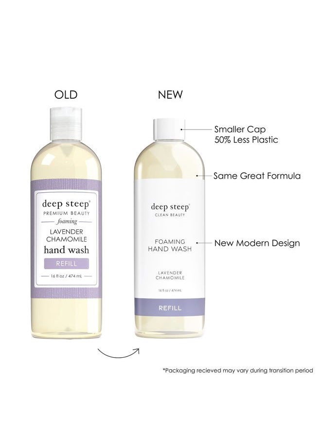 Foaming Hand Wash Refill, 16oz (Lavender Chamomile)