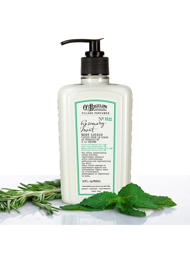 C.O. Bigelow Rosemary Mint Hand Care Duo, Hand Soap & Lotion Gift Set, Set of Two - Apothecary Hand Care for Dry Skin with Moisturizing Lotion & Liquid Hand Wash - 10fl oz Each