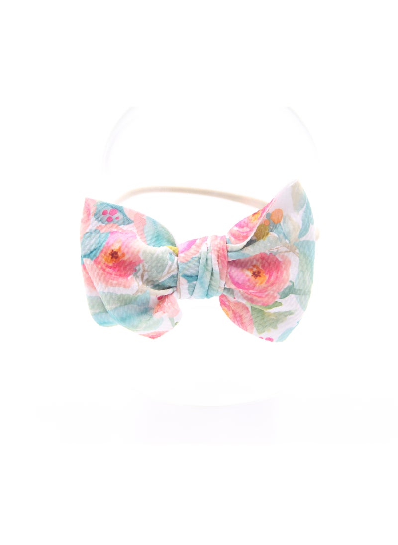 Hawaiian Glasses and Headband Set For Babies and Girls Pink with Flower Colour