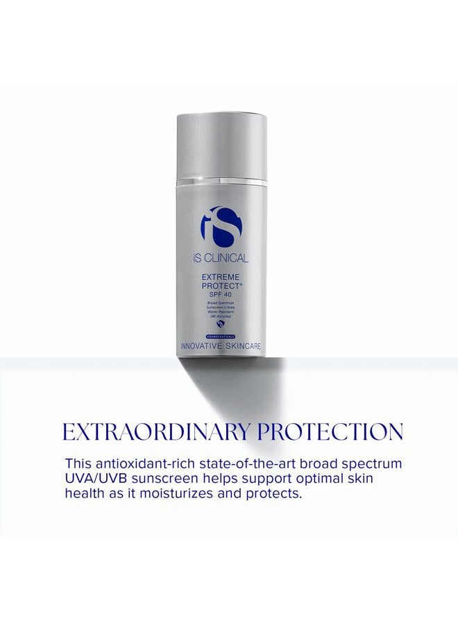 Extreme Protect SPF 40, Tinted Sunscreen; Daily Face Moisturizer with SPF; Hydrating Treatment Sunscreen 100 g