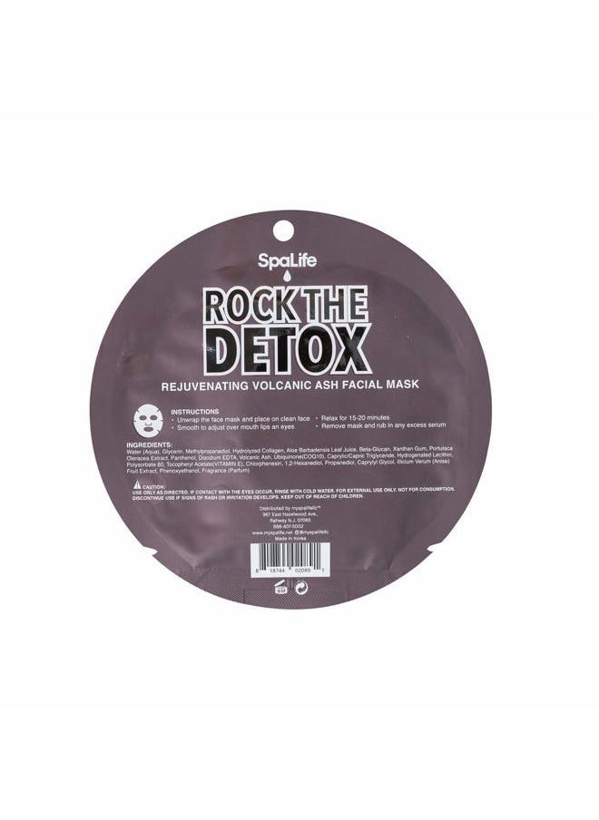 Rock the Detox Rejuvenating Volcanic Ash Facial Mask 10 count