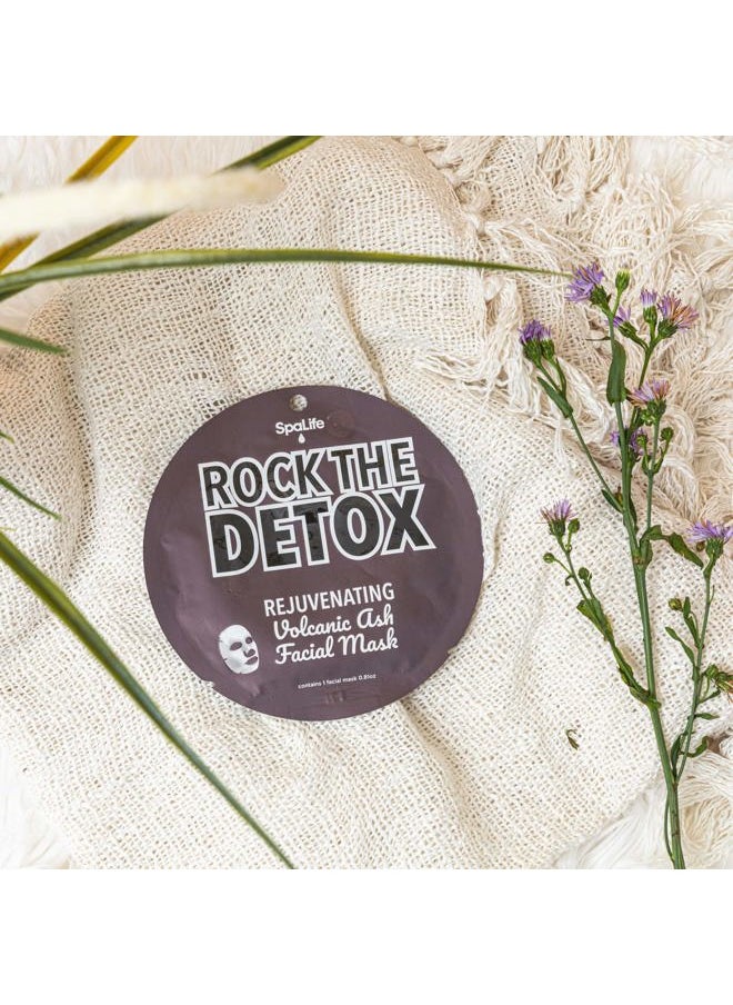 Rock the Detox Rejuvenating Volcanic Ash Facial Mask 10 count