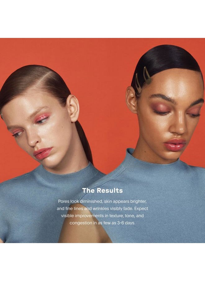 Resurfacing Compound Serum - Renew & Illuminate Face Serum - Advanced 8-in-1 Formula with Vitamin C, Retinol, Hyaluronic Acid, & Peptides - Targets Fine Lines, Pores 0.5 fl oz