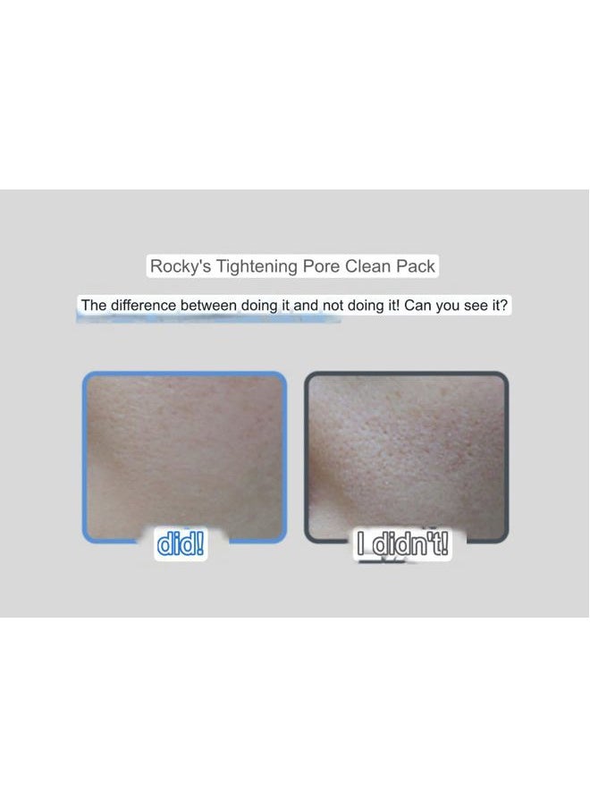 Pore Tightening & Cleaning Mask (5.3oz) - Deep Cleansing Mask for Blackhead Removel, Pore Reducing & Tightening. Kaolin, Allantoin, Bentonite. Korean Skin Care