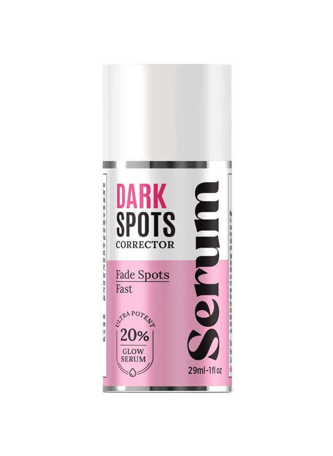 Dark Spot Corrector, Dark Spot Remover for Face - For Stubborn Dark Spots Serum, Dark Spot Remover with Kojic Acid, Alpha Arbutin, Mulberry Extract, Brightening Discoloration Correcting Serum