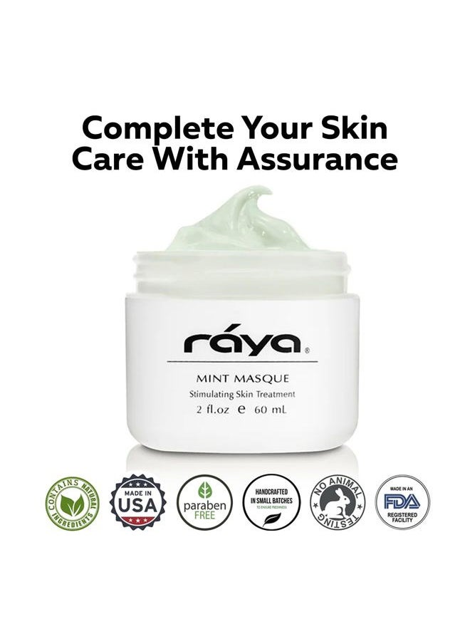 Mint Masque (603) | Cooling and Refreshing Facial Treatment Mask Combination for Oily and Break-Out Prone Skin, Moisturizing,Tightening Pores, Refining Complexion, Paraben-free - 60ml