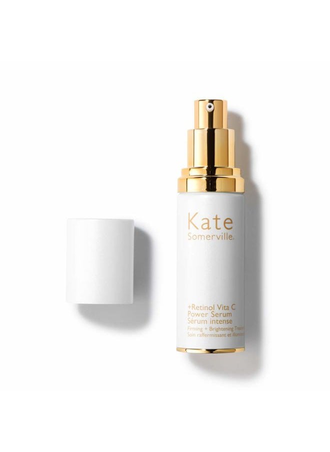 Retinol Vita C Power Serum – Anti-Aging Skin Firming Treatment Clinically Proven to Brighten and Smooth Lines and Wrinkles, 1 Fl Oz