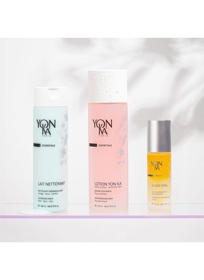 Yon-Ka Elixir Vital Concentrate (30ml) Revitalizing Anti-Aging Treatment to Moisturize and Remineralize Skin, Vitamin-Packed Anti-Wrinkle Serum, Paraben-Free