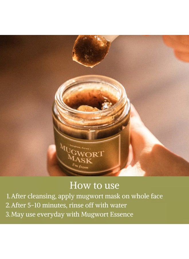 ] Mugwort Mask 1.01 Fl Oz, Enjoy cooling and fast soothing