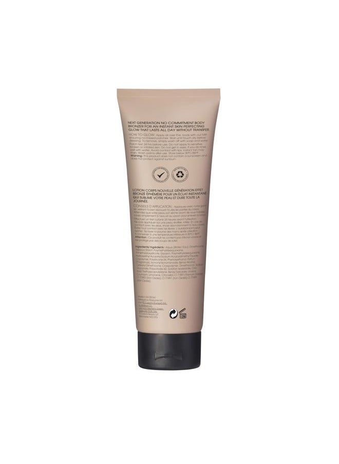 Instant Glow Face & Body Bronzer Makeup, Light/ Medium Shade, Smudge-Proof Body Makeup, Vegan, Natural & Cruelty Free, 3.4 Fl Oz