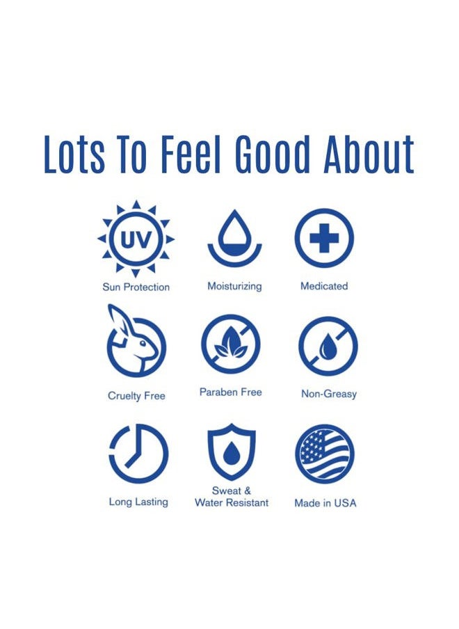 Dermatone Skin Protector w/Zinc | Skin Balm for Face & Lips | Barrier Cream for Sun, Wind & Cold | SPF 30 Zinc Sunscreen | Moisturize, Heal & Repair Dry Skin, 0.5 oz