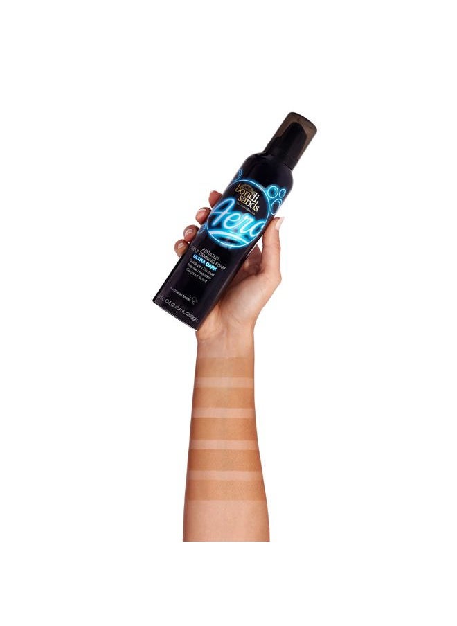 Aero Self Tanning Foam | Lightweight + Fast-Drying Aerosol Formula Gives Skin a Hydrated, Long-Lasting Bronzed Glow | Ultra Dark, 7.61 Oz/225 mL