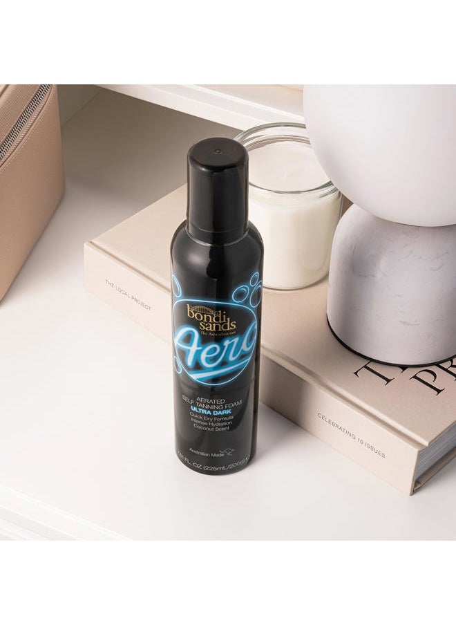 Aero Self Tanning Foam | Lightweight + Fast-Drying Aerosol Formula Gives Skin a Hydrated, Long-Lasting Bronzed Glow | Ultra Dark, 7.61 Oz/225 mL