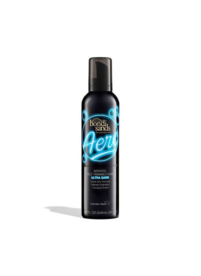 Aero Self Tanning Foam | Lightweight + Fast-Drying Aerosol Formula Gives Skin a Hydrated, Long-Lasting Bronzed Glow | Ultra Dark, 7.61 Oz/225 mL