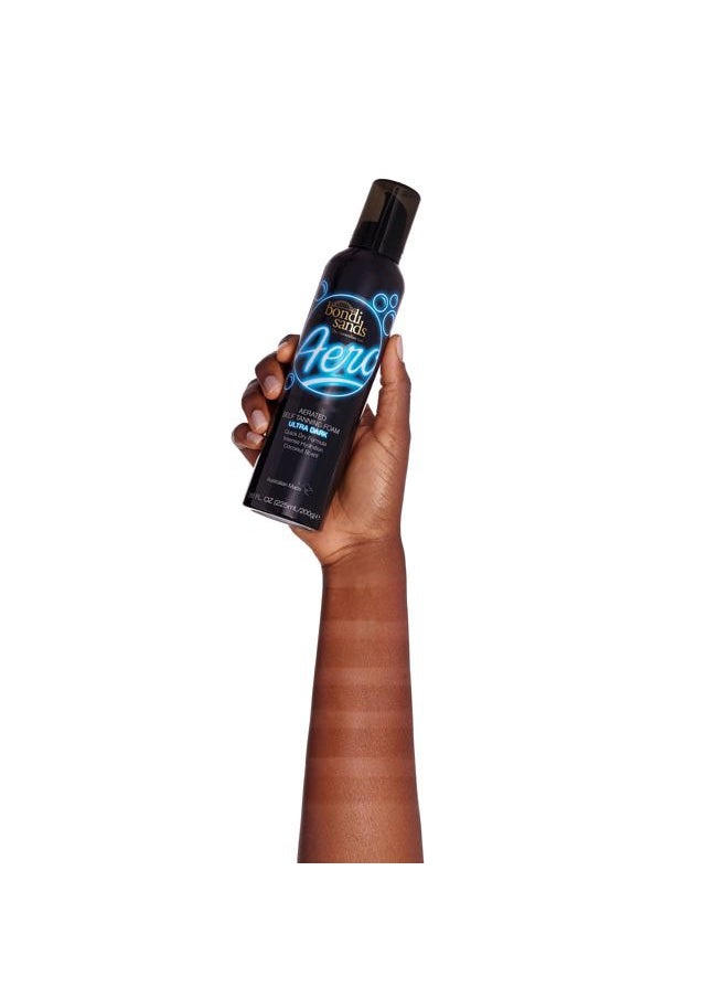 Aero Self Tanning Foam | Lightweight + Fast-Drying Aerosol Formula Gives Skin a Hydrated, Long-Lasting Bronzed Glow | Ultra Dark, 7.61 Oz/225 mL