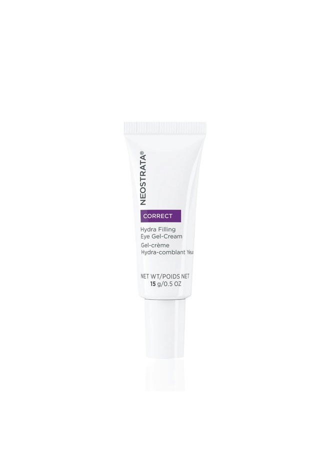 Hydra Filling Eye Gel With Hyaluronic Acid For Fine Lines Fragrance-Free Opthamoligist Tested, 0.5 fl. oz.