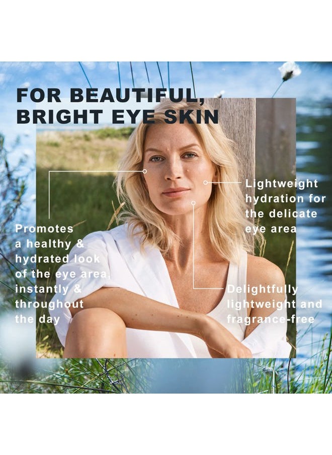 Purity Dew Drops Hydrating Eye Gel - Dark Circle Eye Cream with Hyaluronic Acid & Under Eye Serum + Puffy Eyes Treatment, 15ml