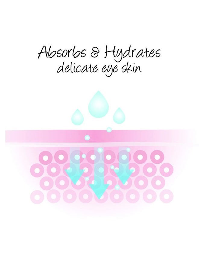 Deluvia Daily Under Eye Gel - Reduces the Appearance of Puffiness, Wrinkles, Fine Lines, Bags, Dry, Crepe Skin - Organic Aloe, Vitamin E, Hyaluronic Acid - Firming Moisturizing..