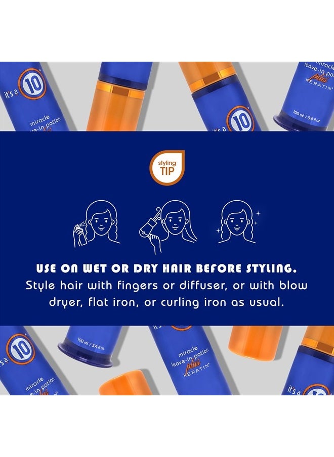 Miracle Leave-In Potion Plus Keratin, 3 fl. oz.