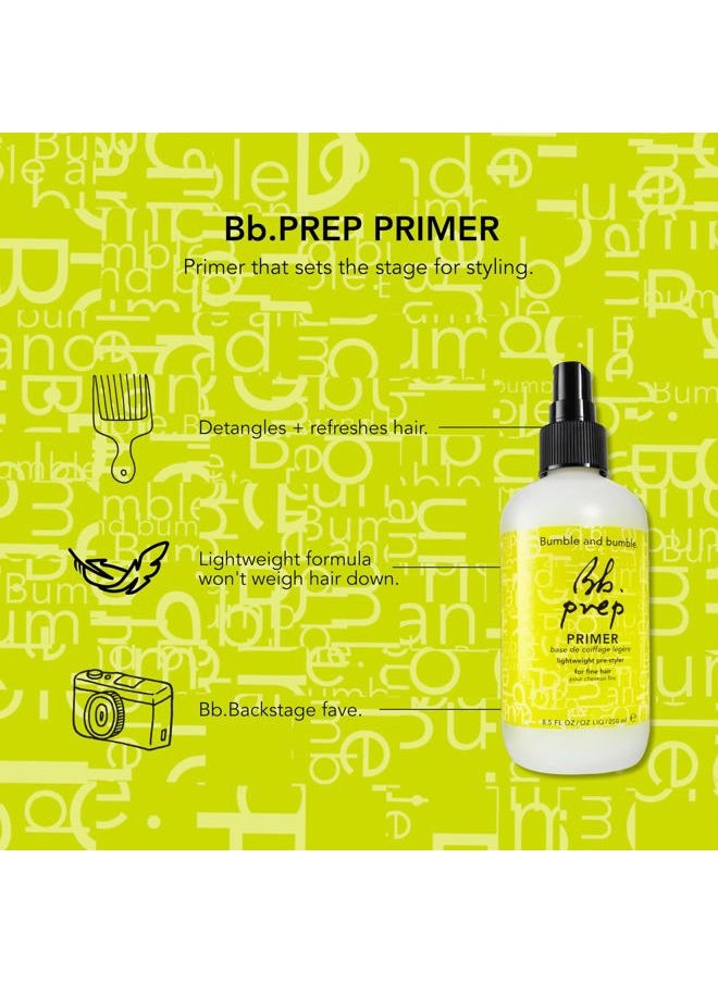 . Prep Detangling Hair Primer | Lightweight Pre-Styler | Curly, Wavy, Straight, 8.5 Fl Oz