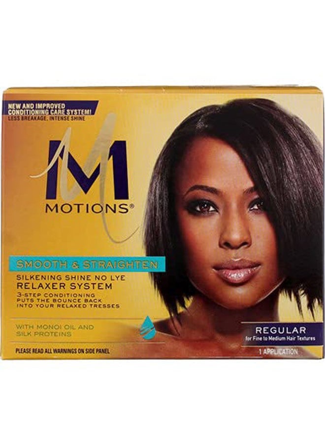 Smooth and Straighten Silkening Shine No-Lye Relaxer System