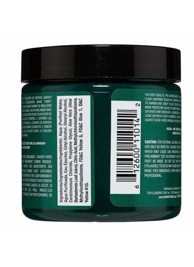 Classic Green Envy Semi Permanent Hair Color - Emerald Green Hair Dye for Women & Men That Lasts 4-6 Weeks - Vegan, Ammonia & Cruelty-Free - Create & Mix Custom Shades (4oz)