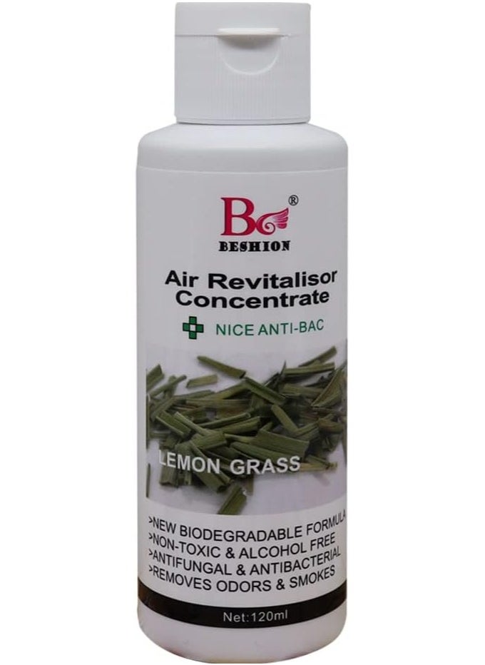 Lemon Grass 120ML - Beshion Air Revitalisor Concentrate Water-Soluble Drops For Humidifier