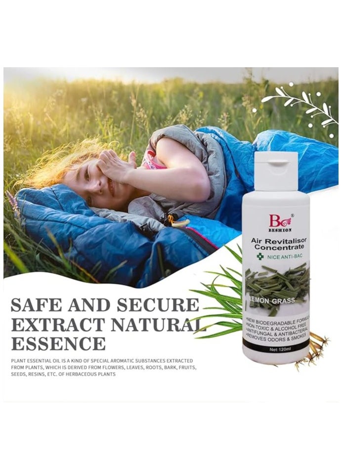 Lemon Grass 120ML - Beshion Air Revitalisor Concentrate Water-Soluble Drops For Humidifier